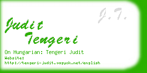 judit tengeri business card